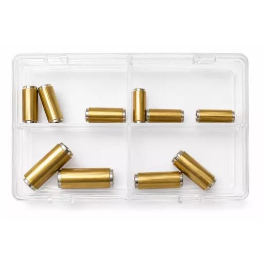 Assorted Brass Push Fits (10 Pieces)