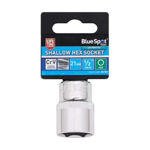 Individual Shallow Hex Socket (21mm)