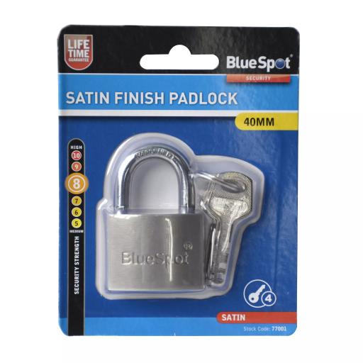40mm Satin Finish Padlock