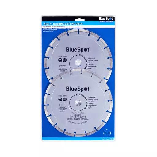 2 PCE 230mm (9") Segmented Diamond Dry Cutting Disc