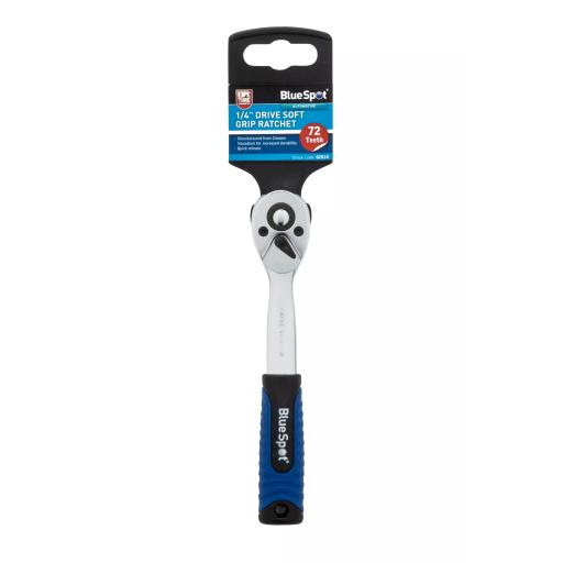 1/4" Soft Grip Ratchet (72 Teeth)