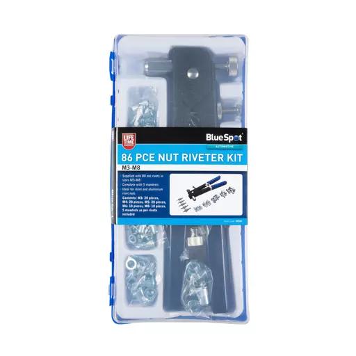 86 PCE Nut Riveter Kit (M3 - M8)