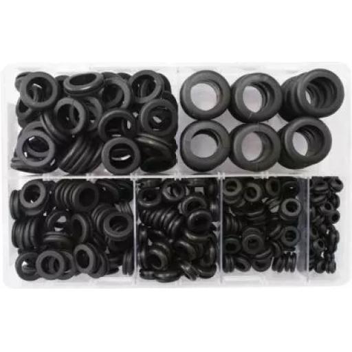 Assorted Box of Wiring Grommets (280 Pieces)