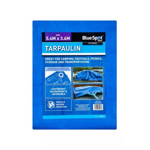 Blue 5.4M X 3.6M Tarpaulin