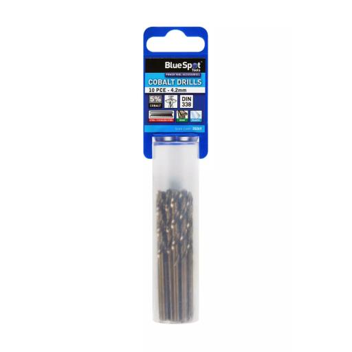 10 PCE Cobalt Drills (4.2mm)