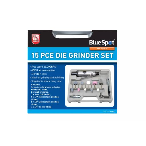 15 PCE Air Die Grinder Set