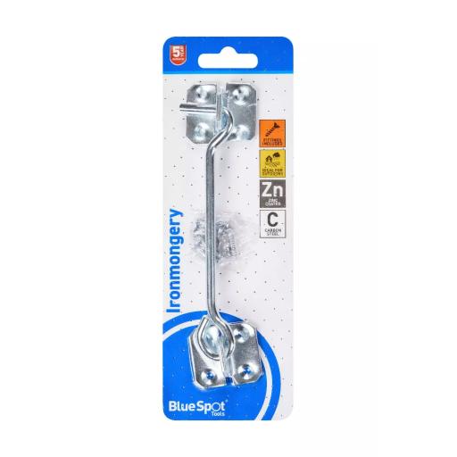 Ironmongery 152mm Zinc Plated Cabin Hook