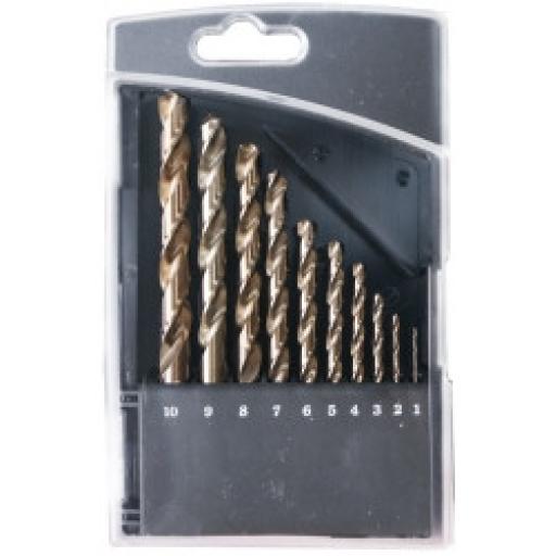 ( 10 Piece ) Metric Drill Set (cobalt)