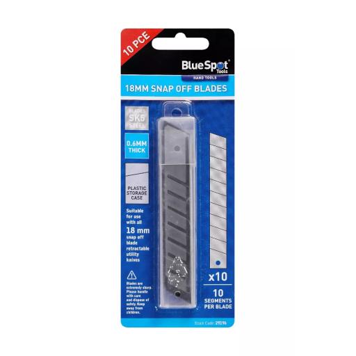 10 PCE SK5 Snap Off Blades (18mm)
