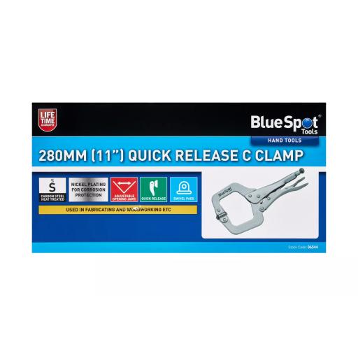 280MM (11") Quick Release C Clamp