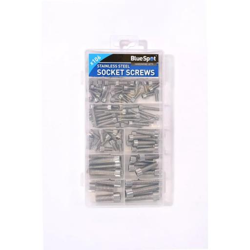 106 PCE Assorted Stainless Steel Socket Screw Set