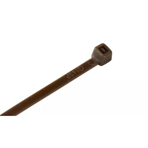 Brown Nylon Cable Ties (Pack of 100)