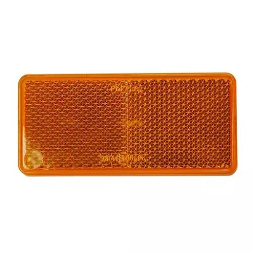 Amber Reflector self adhesive (Pack of 5)