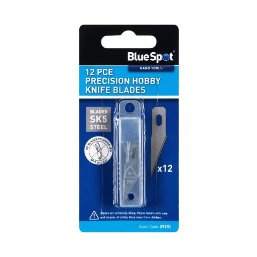 12 PCE Precision Hobby Knife Blades