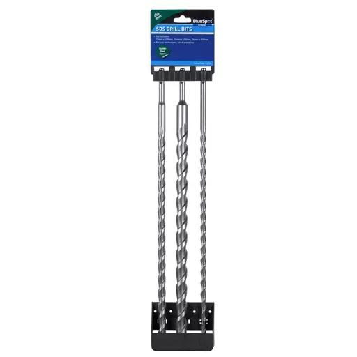 3 PCE 450mm SDS Plus Drill Bit Set (12, 16, 24mm)