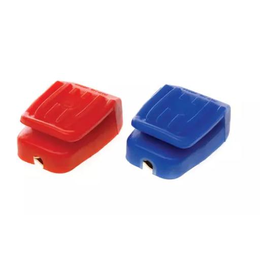 Quick Release Battery Terminals - Pair (Red + Blue)