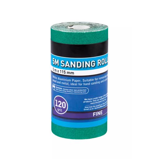 5mtr 115mm Sanding Roll 120 Grit
