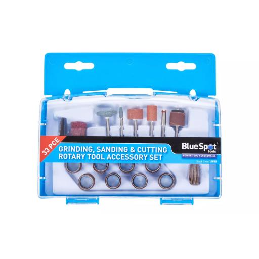 33 PCE Grinding, Sanding & Cutting Rotary Tool Accessory Set