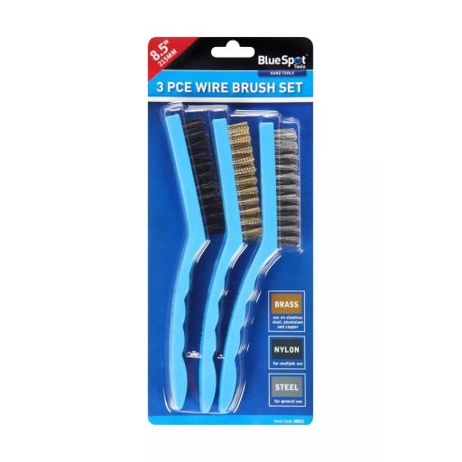 215MM (8.5") 3PCE WIRE BRUSH SET
