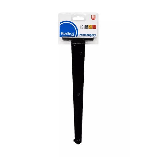 Ironmongery 300mm Black Powder Coated Tee Hinge