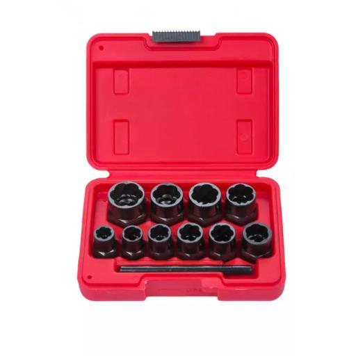 11 Piece Bolt Remover Set