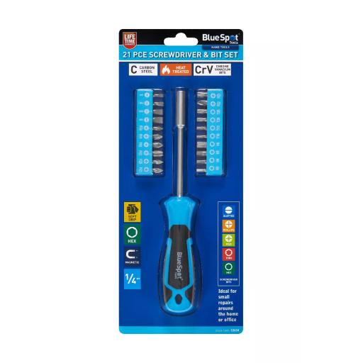 21 PCE Screwdriver & Bit Set