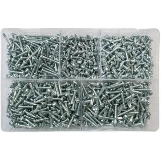 Pan Head Self-drilling ( Pozi ) 6-8 Gauge ( 1200 Pieces )