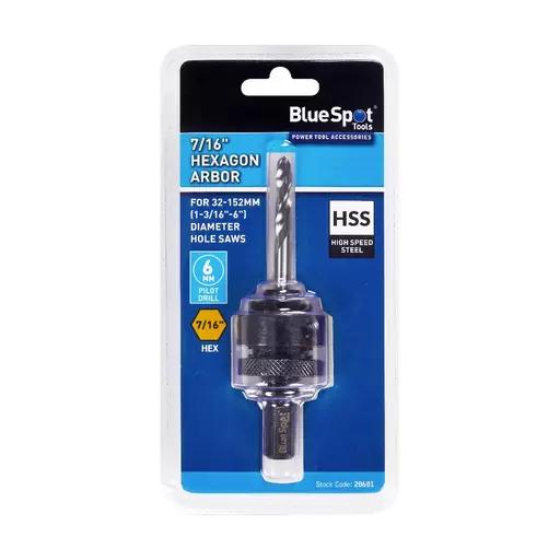 7/16" Hexagon Arbor For 32-152mm (1 3/16"-6") Diameter Hole Saws