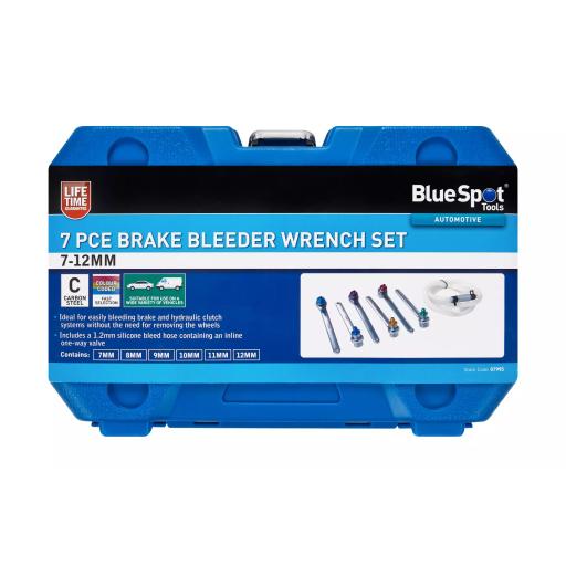 7 PCE Brake Bleeder Wrench Set (7-12mm)