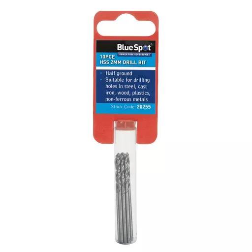 10 PCE 2mm HSS Drill Set