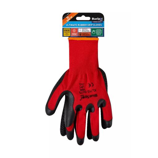 Ultimate Rubber Grip Gloves (XL)