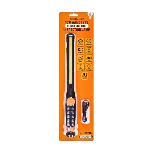 Electralight 400 Lumen Wand Type Rechargeable Inspection Lamp