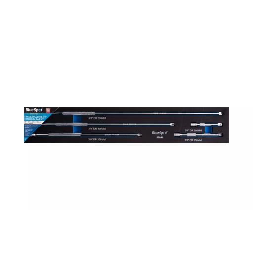 5 PCE Extra Long 3/8" Extension Bar Set