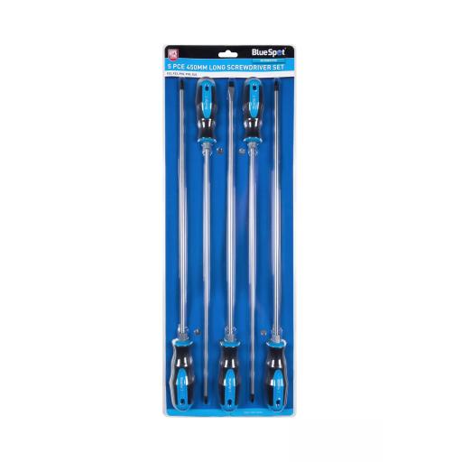 5 PCE 450MM Long Screwdriver Set