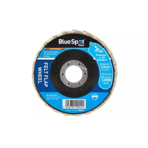 115mm (4.5") Felt Flap Wheel