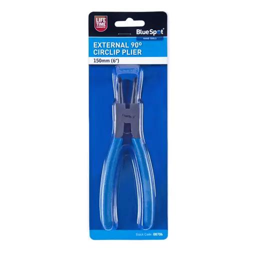150mm (6") External Circlip Plier 90° Tip