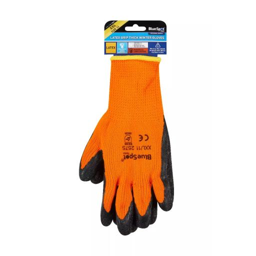 Latex Grip Thick Winter Gloves (XX-Large)