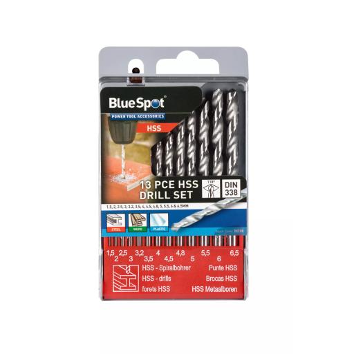 13 PCE HSS Drill Set (1.5mm - 6.5mm)