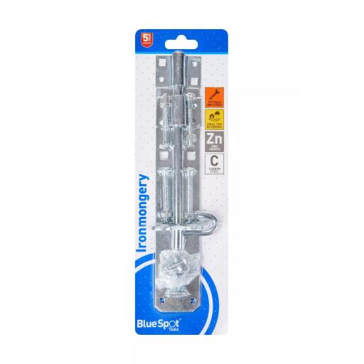 Ironmongery 200mm Zinc Plated Brenton Bolt
