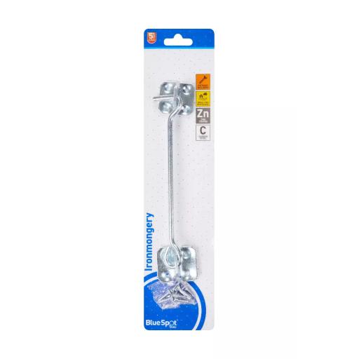 Ironmongery 204mm Zinc Plated Cabin Hook