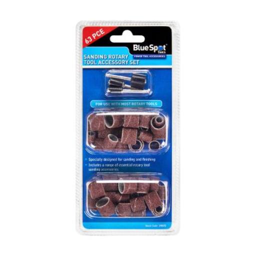 63 PCE Sanding Rotary Tool Accessory Set