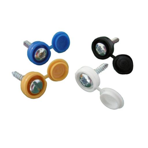 Screw & Hinged Cap 3/4" (Pack of 100) - (Various)
