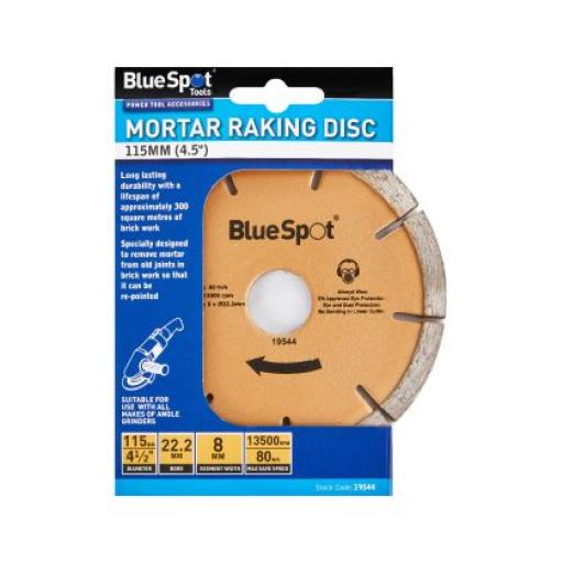 115mm (4.5") Diamond Mortar Raking Disc