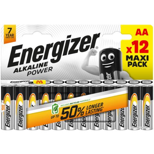 Energizer Alkaline Battery AA (Pack of 12)