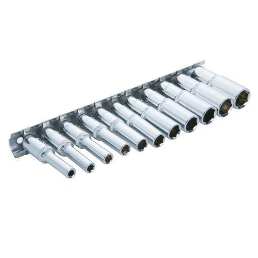 11 PCE 1/4" Metric Deep Socket Set (4-13mm)