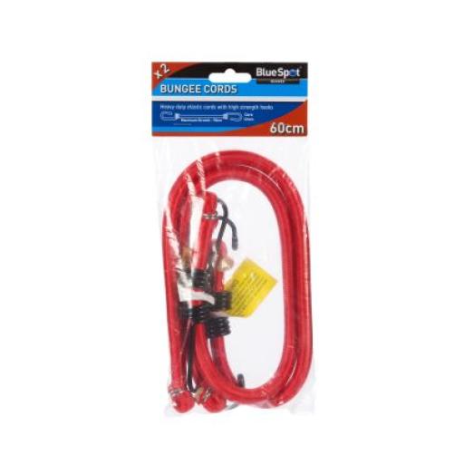 2 PCE 60cm Bungee Cord Set